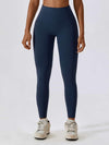 High Waist Form-Fitting Pants 26'' - MASKERT - Midnight Blue / S