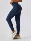 High Waist Form-Fitting Pants 26'' - MASKERT - Midnight Blue / S