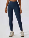 High Waist Form-Fitting Pants 26'' - MASKERT - Midnight Blue / S