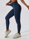 High Waist Form-Fitting Pants 26'' - MASKERT - Midnight Blue / S