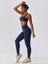 High Waist Form-Fitting Pants 26'' - MASKERT - Midnight Blue / S