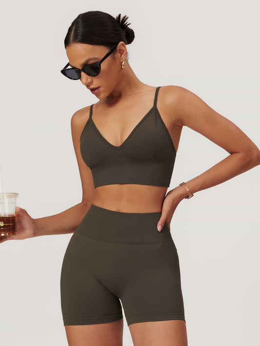 AirSoft Seamless Camisole Sports Two-Piece Set