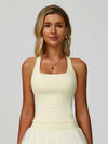 Square Neck Bra Racerback Tank Top