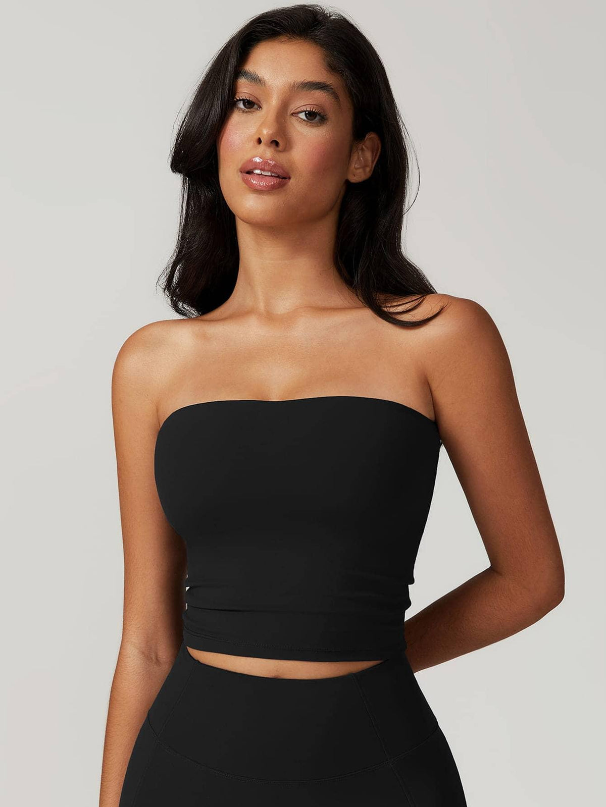 HydroChill Cup Top Strapless Vest - MASKERT - Creamy White / S