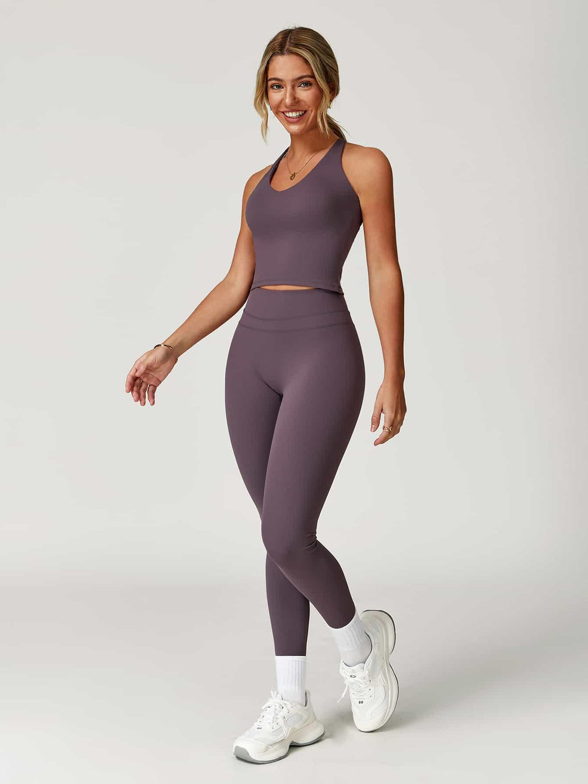 Move & Flow Medium Support Crisscross Set - MASKERT - Candy Blush / S