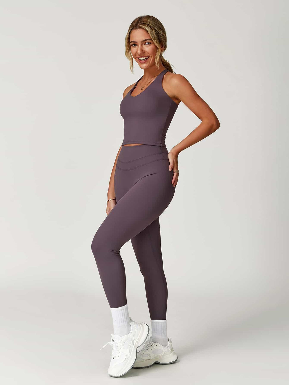 Move & Flow Medium Support Crisscross Set - MASKERT - Candy Blush / S