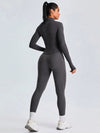 AirSoft Zip-Up Long-Sleeve Tight Fitting Sports Set