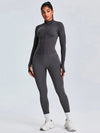 AirSoft Zip-Up Long-Sleeve Tight Fitting Sports Set