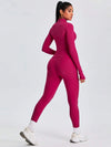 AirSoft Zip-Up Long-Sleeve Tight Fitting Sports Set