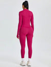 AirSoft Zip-Up Long-Sleeve Tight Fitting Sports Set