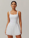 CurveFlow Pleated Fit Tennis Dress