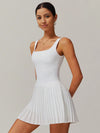 CurveFlow Pleated Fit Tennis Dress