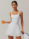 CurveFlow Pleated Fit Tennis Dress