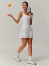 CurveFlow Pleated Fit Tennis Dress