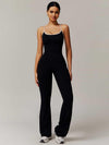BodySculpt Spaghetti Strap Flare Jumpsuit - MASKERT - 