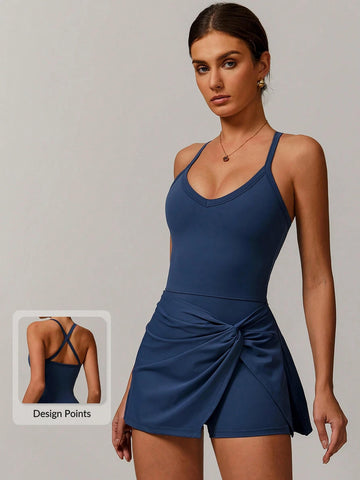 SculptCore Minimalist CrissCross Active Dress
