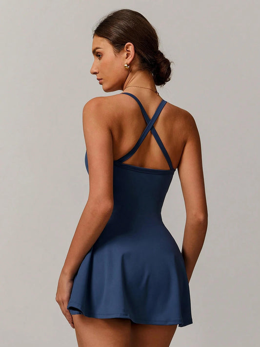 SculptCore Minimalist CrissCross Active Dress
