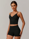 SculptEase Lightweight V-neck Vest & Shorts Set