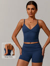 SculptEase Lightweight V-neck Vest & Shorts Set