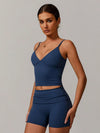 SculptEase Lightweight V-neck Vest & Shorts Set