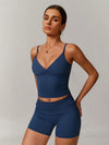 SculptEase Lightweight V-neck Vest & Shorts Set