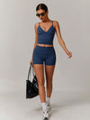 SculptEase Lightweight V-neck Vest & Shorts Set
