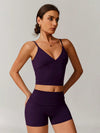 SculptEase Lightweight V-neck Vest & Shorts Set