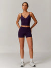 SculptEase Lightweight V-neck Vest & Shorts Set