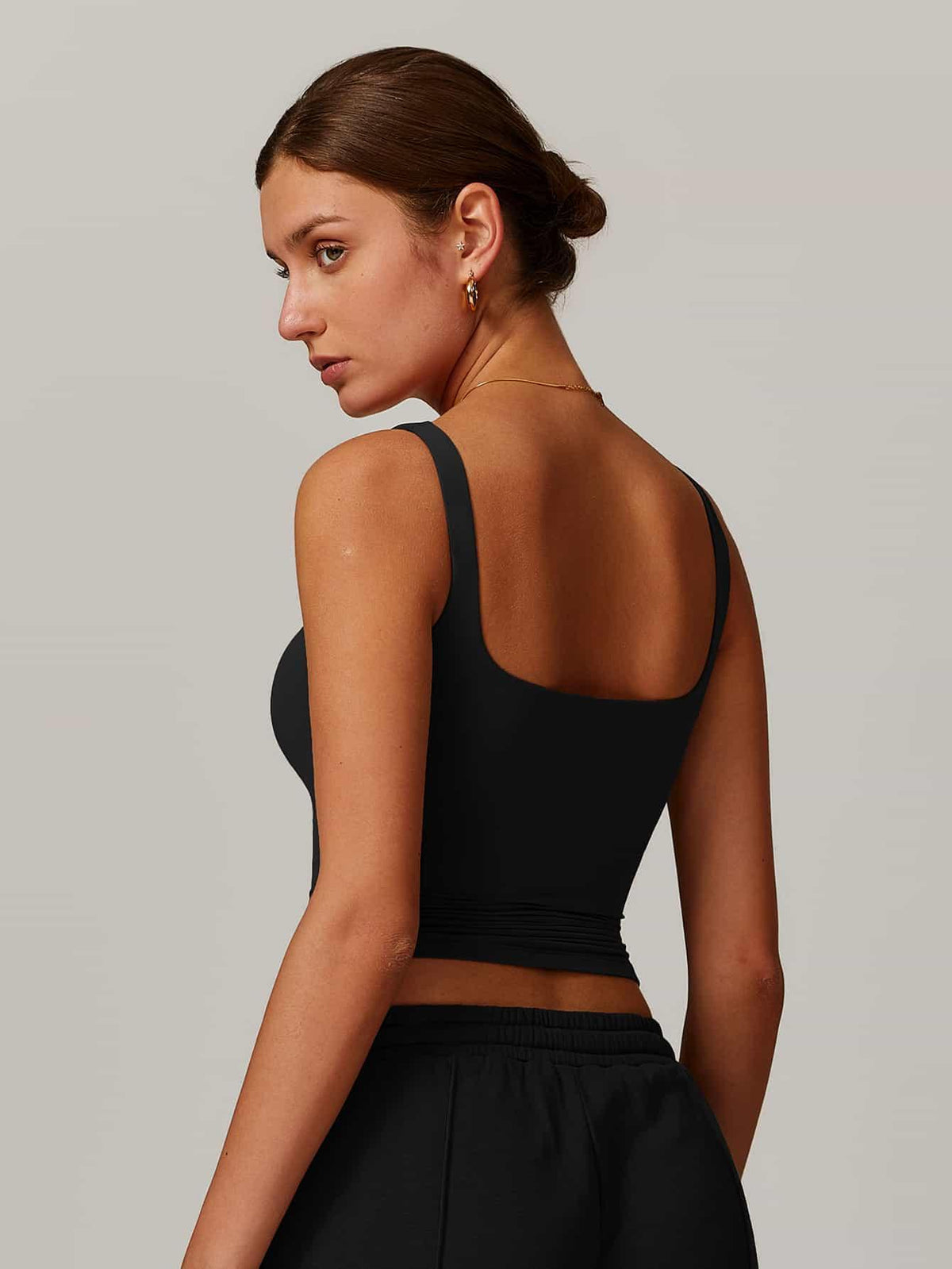 AirSoft Square Neck Casual Tank Top - MASKERT - Midnight Blue / S