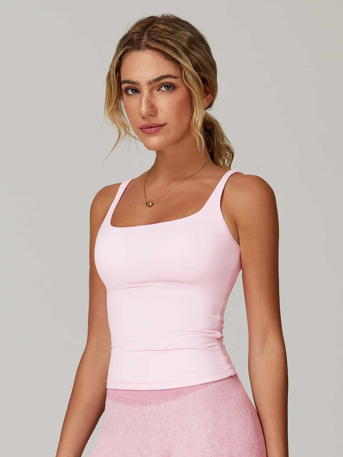 AirSoft Square Neck Casual Tank Top - MASKERT - Midnight Blue / S