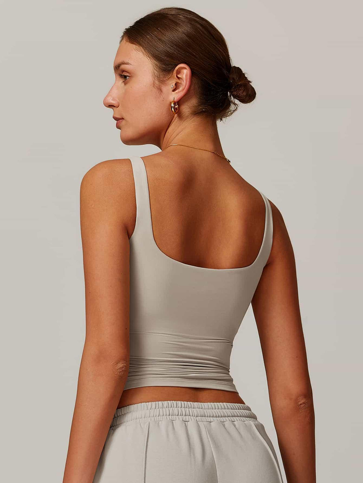 AirSoft Square Neck Casual Tank Top - MASKERT - Mint Green / S