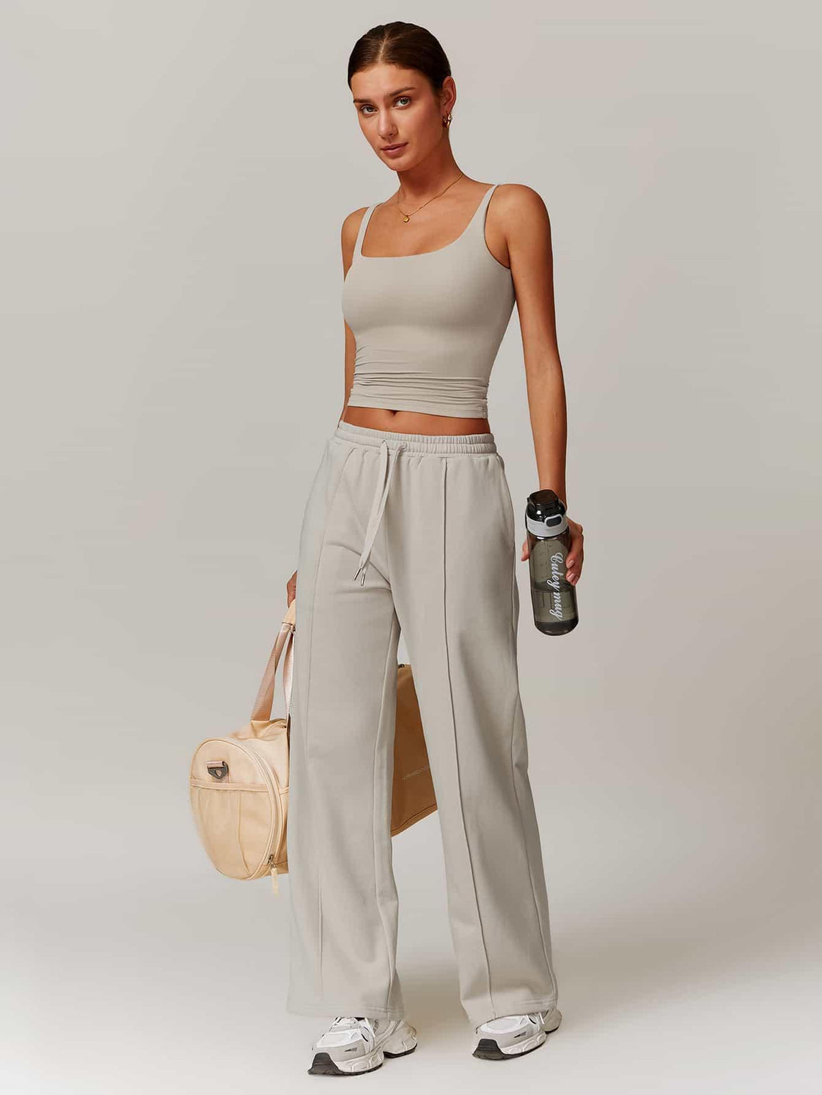 AirSoft Square Neck Casual Tank Top - MASKERT - Mint Green / S