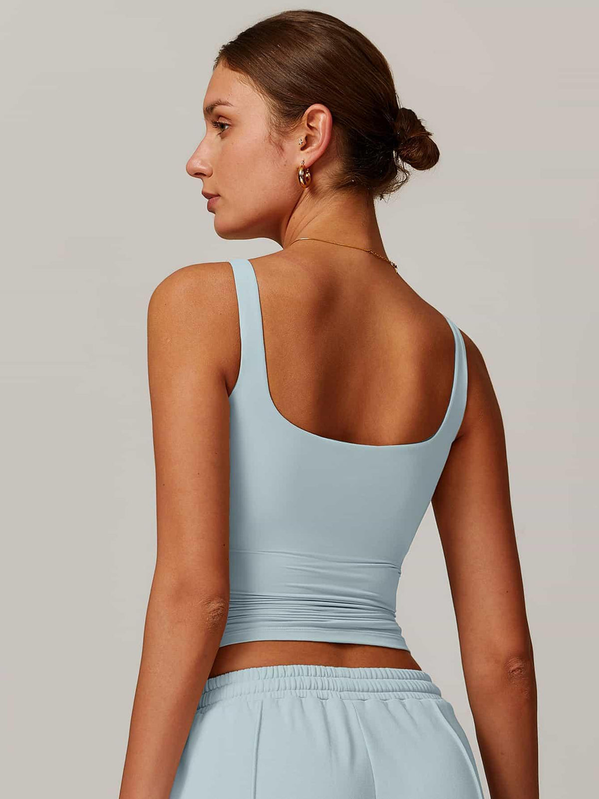 AirSoft Square Neck Casual Tank Top - MASKERT - Midnight Blue / S