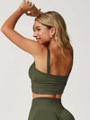 AirSoft U-Neck Ruched Lounge Tank Top - MASKERT - 