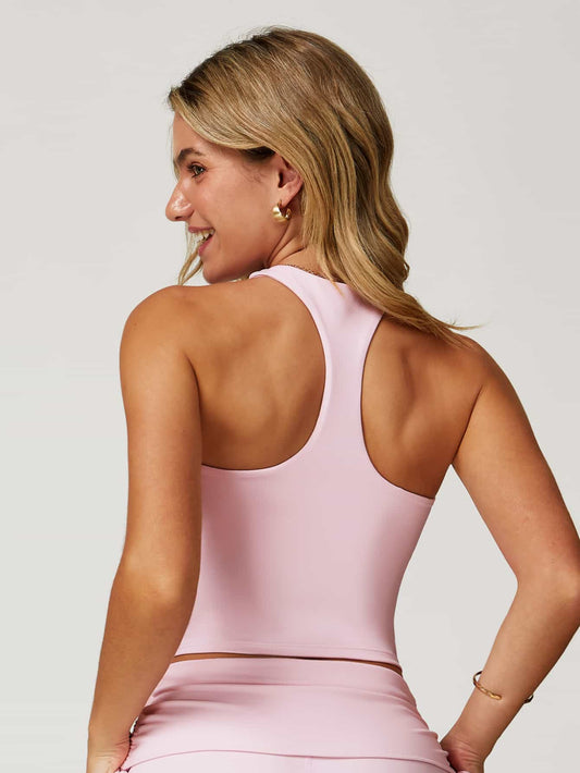 V Neck Racerback Tank Top