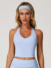 V Neck Racerback Tank Top - MASKERT - 