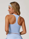 V Neck Racerback Tank Top - MASKERT - 