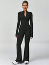 CloudWeave Long Sleeve Flared Jumpsuit
