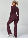 CloudWeave Long Sleeve Flared Jumpsuit