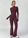 CloudWeave Long Sleeve Flared Jumpsuit
