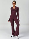 CloudWeave Long Sleeve Flared Jumpsuit
