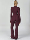 CloudWeave Long Sleeve Flared Jumpsuit