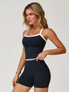 Colorblock Spaghetti Strap Tank & Short set