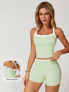 Colorblock Spaghetti Strap Tank & Short set