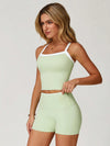 Colorblock Spaghetti Strap Tank & Short set