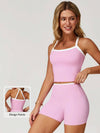 Colorblock Spaghetti Strap Tank & Short set