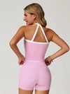 Colorblock Spaghetti Strap Tank & Short set