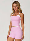 Colorblock Spaghetti Strap Tank & Short set