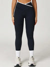 FlexContour Colorblock Cross Waist Leggings