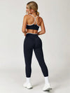 Colorblock Lightweight Crossback Crop Tank Top
